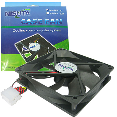 FAN 120mm MOLEX 25mm ESPESOR 1200RPM BUJE NISUTA