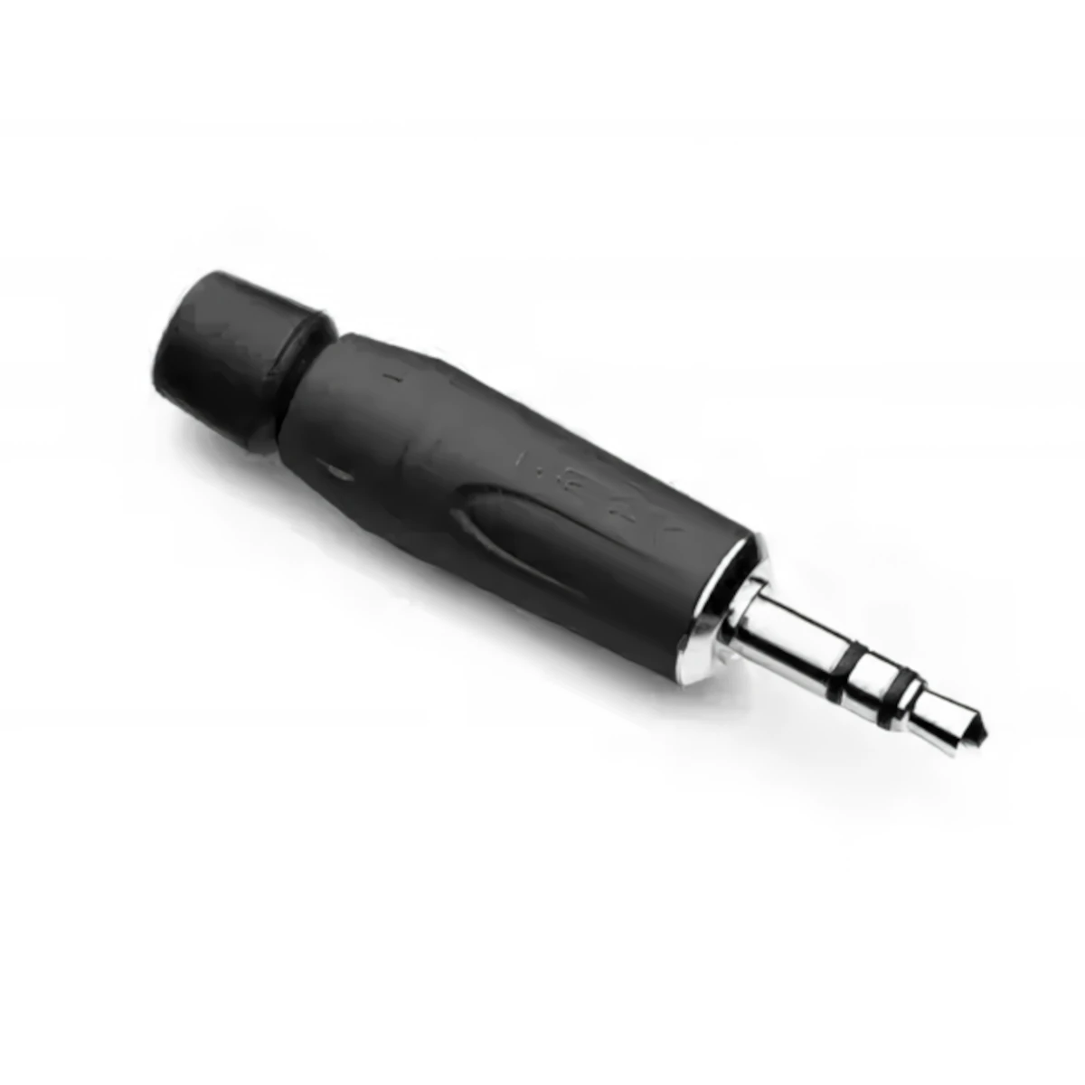 Detalles accesorios de Conector Ficha Miniplug 3,5 Macho Estereo Amphenol Metal Negro