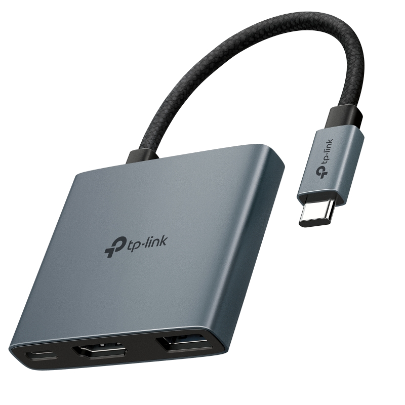 Adaptador Conversor Usb C Macho / Hdmi Hembra + Hub 1Xusb-C(Pd)/1Xusb-A Tp-Link Uh3020C