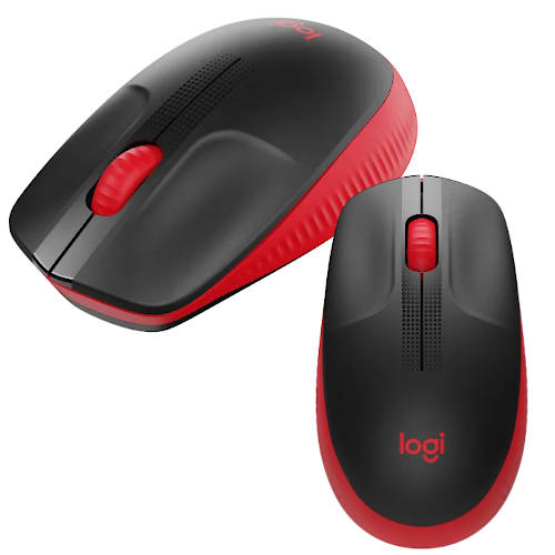 MOUSE INALAMBRICO LOGITECH M190 ROJO/NEGRO MOUSE INALAMBRICO LOGITECH M190 ROJO/NEGRO