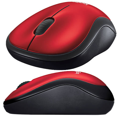 MOUSE INALAMBRICO LOGITECH M185 ROJO MOUSE INALAMBRICO LOGITECH M185 ROJO