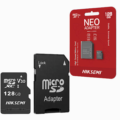 MEMORIA MICRO SD 128GB HIKSEMI CL10 C/ADAPTADOR MEMORIA MICRO SD 128GB HIKSEMI CL10 C/ADAPTADOR