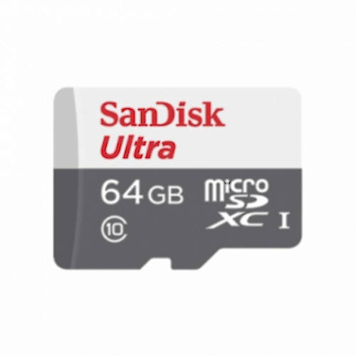 MEMORIA MICRO SD 64GB SANDISK CL10 C/ADAPTADOR 100 MB/s