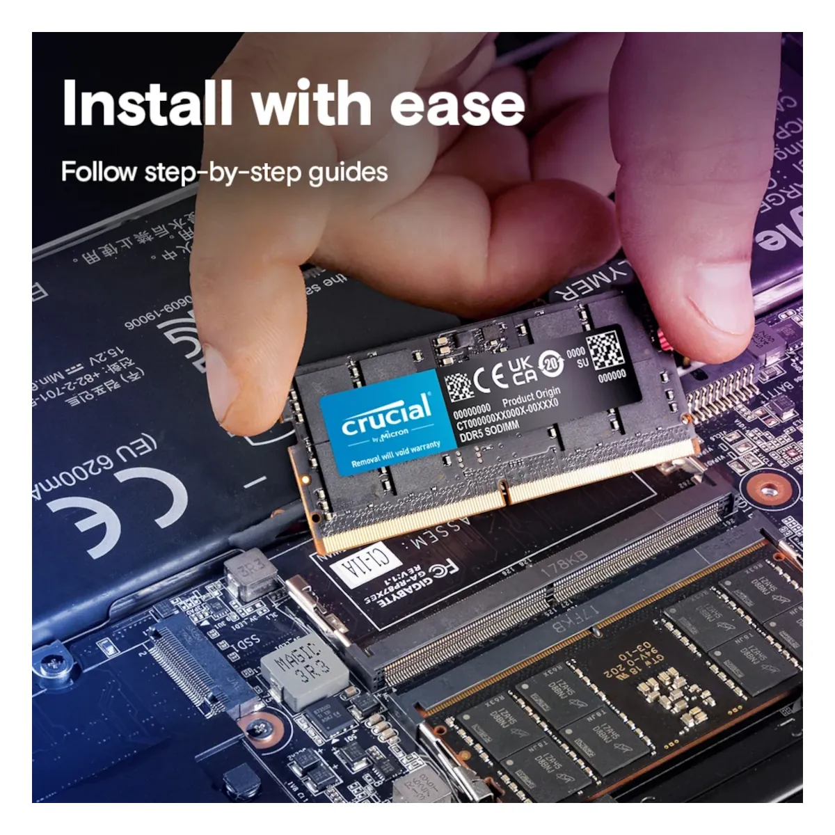 Miniatura 3 de Memorias marca Crucial modelo CT8G48C40S5