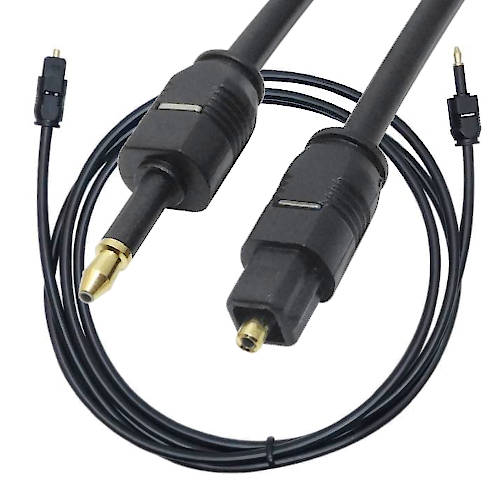 CABLE FIBRA OPTICA TOSLINK- MINI TOSLINK 1,5 MTS CABLE FIBRA OPTICA TOSLINK- MINI TOSLINK 1,5 MTS