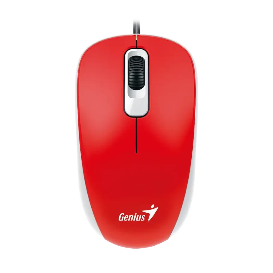 Miniatura 3 de Mouses con cable USB marca Genius modelo DX110 Rojo 31010116104