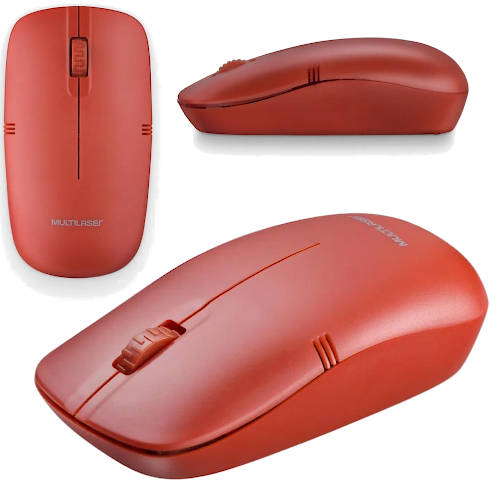 MOUSE INALAMBRICO MULTILASER MO289 ROJO