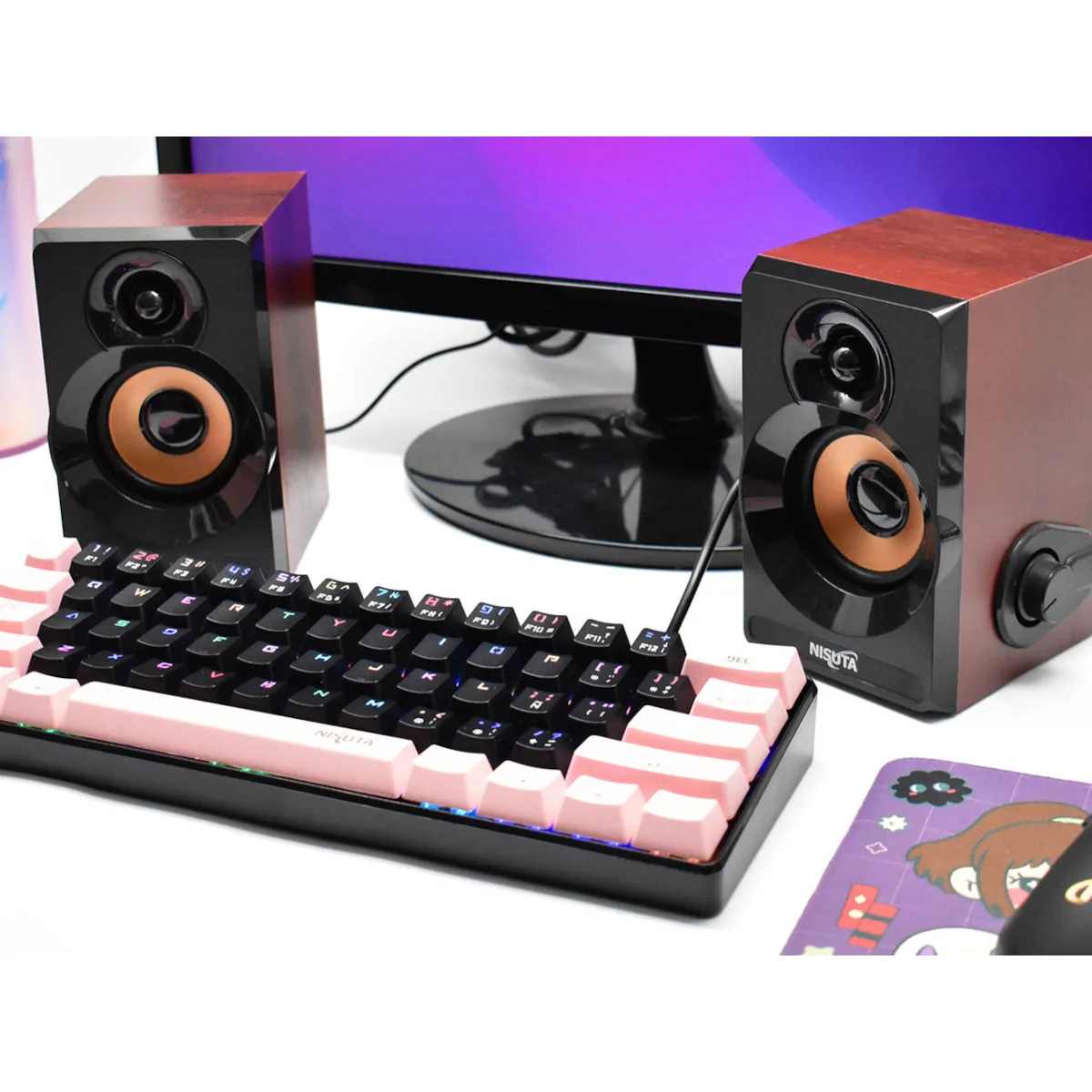 Miniatura 3 de Parlantes 2.0 marca Nisuta modelo NSPAU63