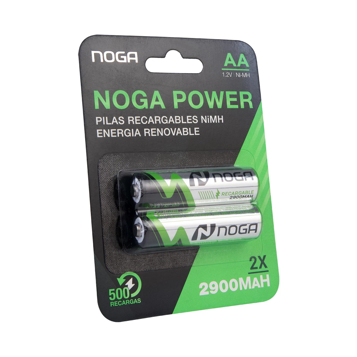 Miniatura 2 de Pilas AA y AAA recargables marca Noga modelo NP-AAM 2.9B