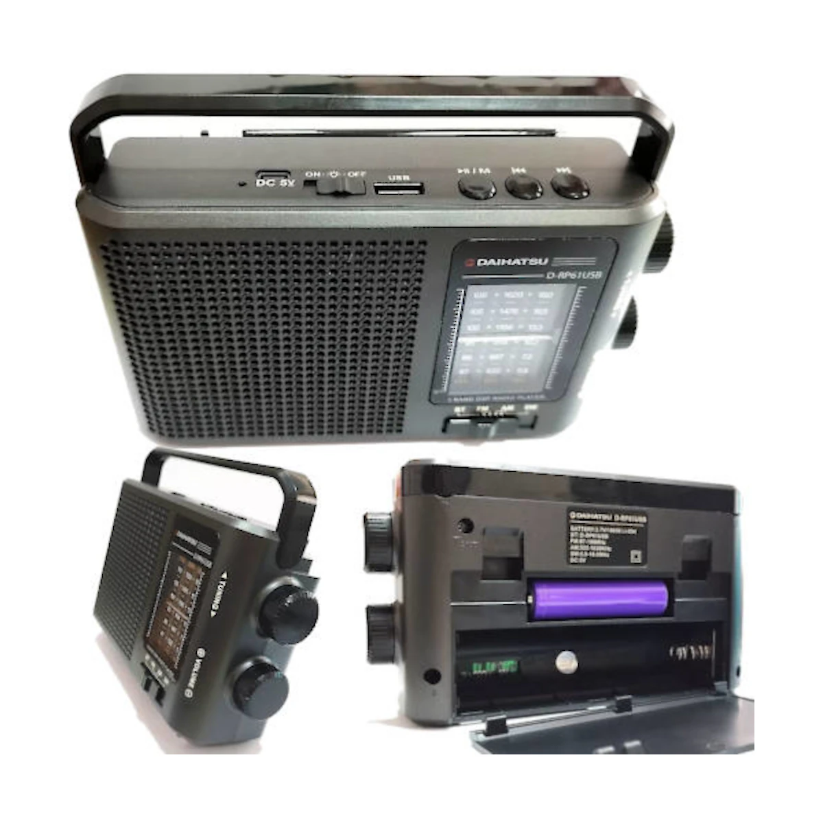 Miniatura 3 de Radios / Telefonos de mesa / Hogar marca Daihatsu modelo D-RP61USB