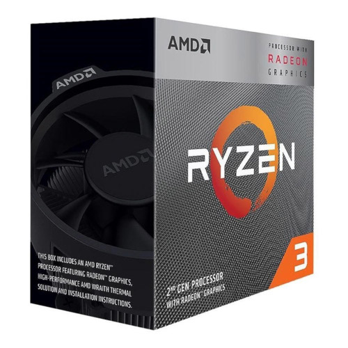 CPU AMD RYZEN 3 3200G AM4 65W 3.6GHZ CON RADEON VEGA GRAPHICS CON COOLER
