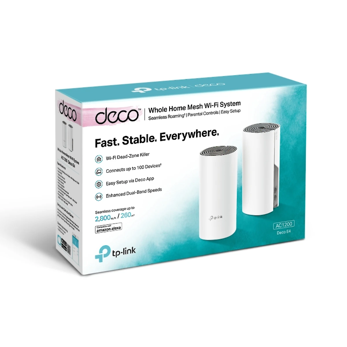Miniatura 3 de Routers marca TP-Link modelo DECO E4 (2 pack)