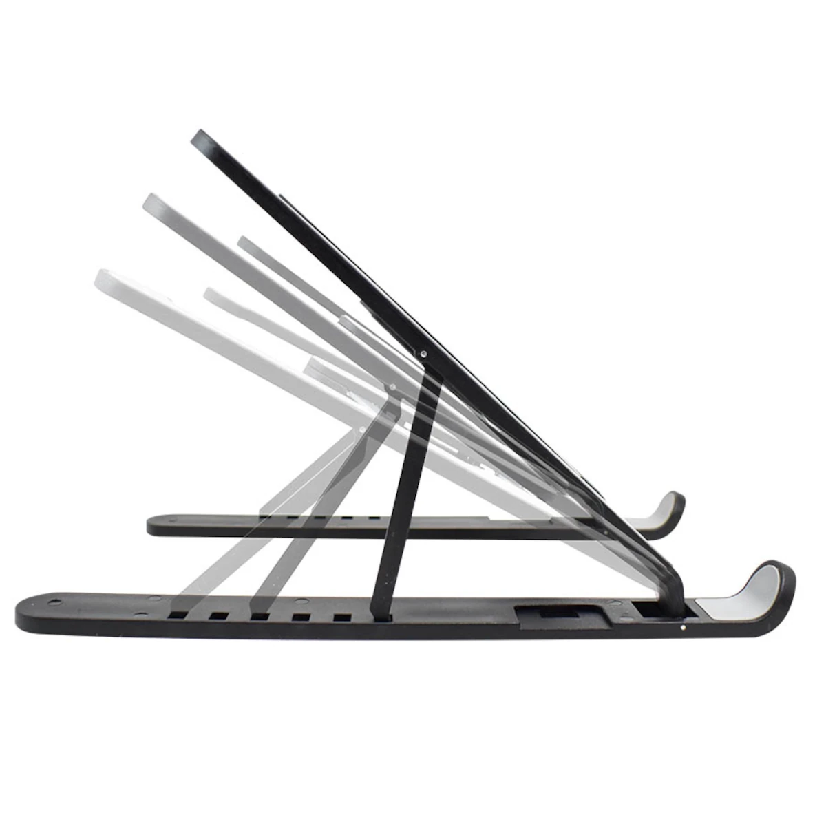 Detalles accesorios de Soporte Apoya Tablet Plegable Nisuta Nscn5 Plastico Negro