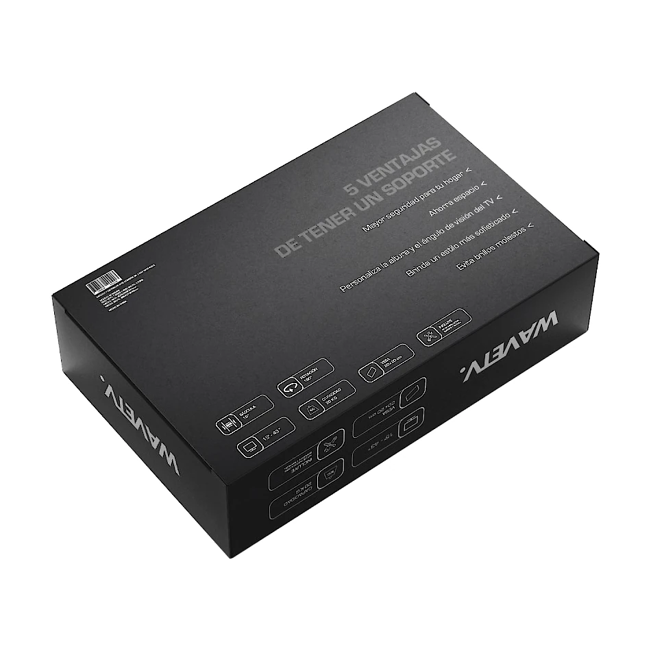 Detalles accesorios de Soporte Tv Pared 43 A 15 Pulg Max 20Kg Inclin+Giro Doble Brazo