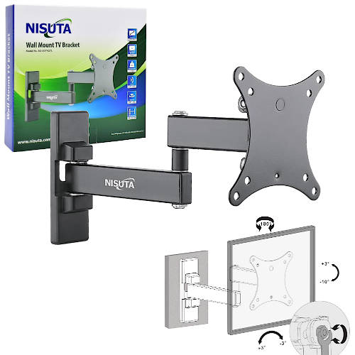SOPORTE TV PARED 27 a 13 PULG MAX 15KG NISUTA NSSOTV27L