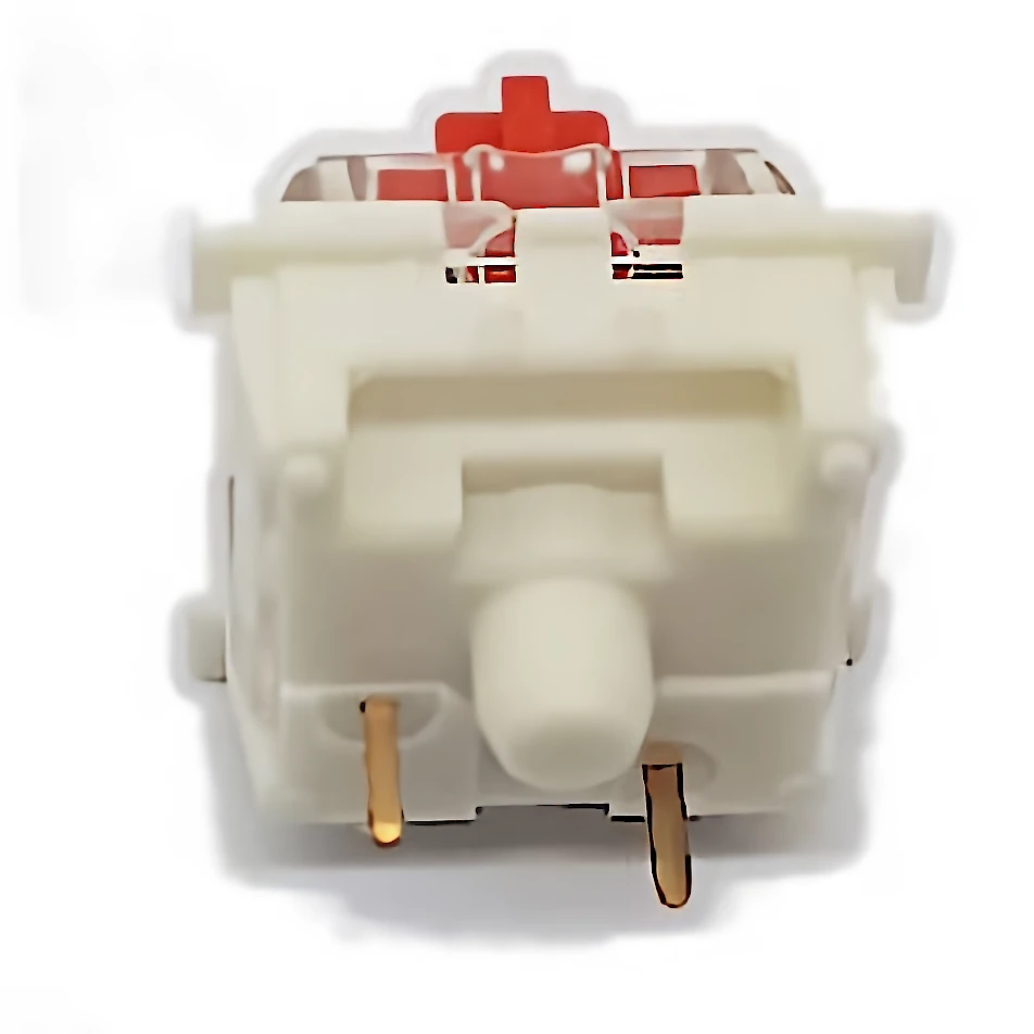 Vista lateral de Switch Outemu Rojo P/ Reemplazar Teclado Mecanico