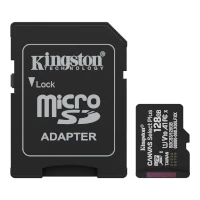 Memoria Micro Sd 128Gb Kingston Cl10 Canvas Select Plus V10 C/Adaptador 100 Mb/S