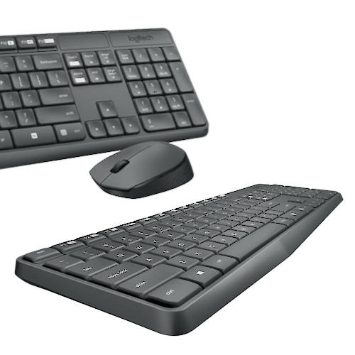 Kit Teclado Y Mouse Logitech Inalambrico Mk235 Espanol Kit Teclado Y Mouse Logitech Inalambrico Mk235 Espanol