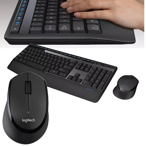 KIT TECLADO Y MOUSE LOGITECH INALAMBRICOS MK345 COMFORT ESPANOL KIT TECLADO Y MOUSE LOGITECH INALAMBRICOS MK345 COMFORT ESPANOL