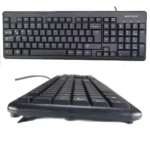 TECLADO USB PERFORMANCE EN ESPANOL NEGRO ML-329