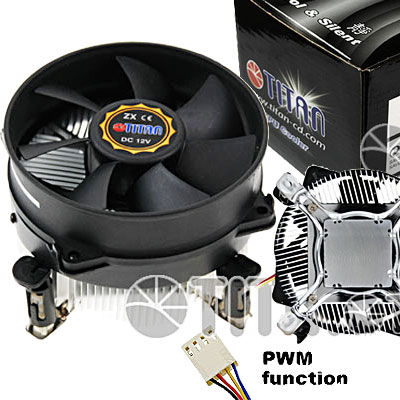 COOLER SOCKET 775 INTEL TITAN DC-775K925Z/RPW RULEM (TDP 115W) COOLER SOCKET 775 INTEL TITAN DC-775K925Z/RPW RULEM (TDP 115W)