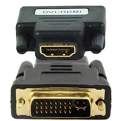 ADAPTADOR HDMI HEMBRA / DVI-I MACHO 24+5 (DUAL LINK)