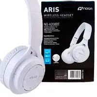Auricular Inalambrico Noga A-208Bt Aris Bluetooth Blanco