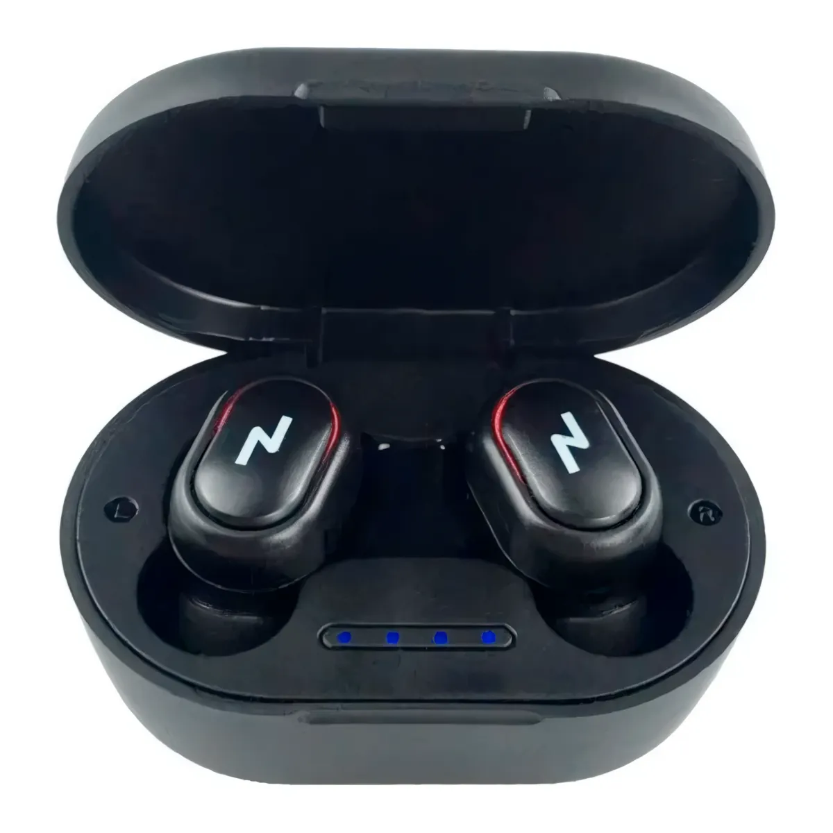 Vista lateral de Auricular Inalambrico Noga Btwins 33 Bluetooth Negro