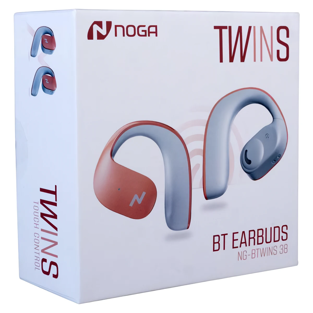 Detalles accesorios de Auricular Inalambrico Noga Btwins 38 Bluetooth Rosa