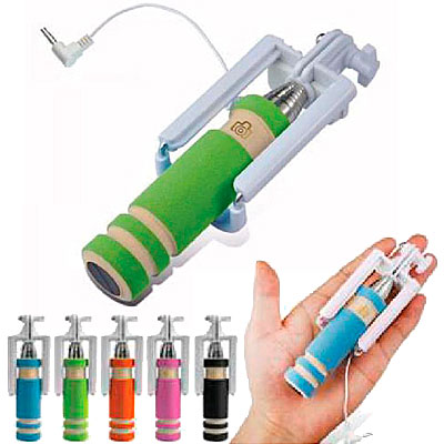 0310001 - BASTON PARA SELFIE CELULAR DISPARADOR POR CABLE (Falla boton)