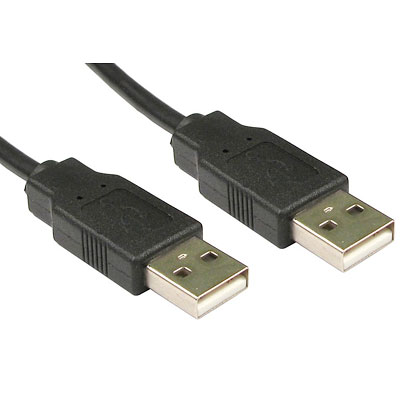  CABLE USB 2.0 A/A MACHO-MACHO 1,8 MTS NEGRO