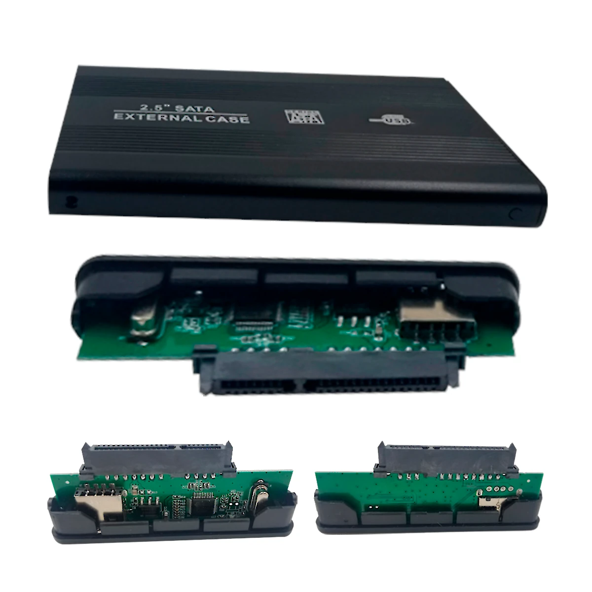 Detalles accesorios de Case Para Disco Duro 2,5 Pulg Sata Usb 3.0 Belsic Aluminio