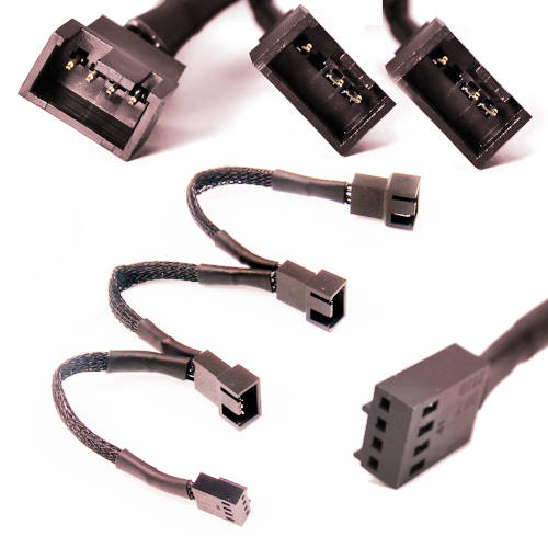 CABLE P/COOLER SPLITTER 4PIN PWM HEMBRA A 3 CONECT 3/4 PIN MACHO