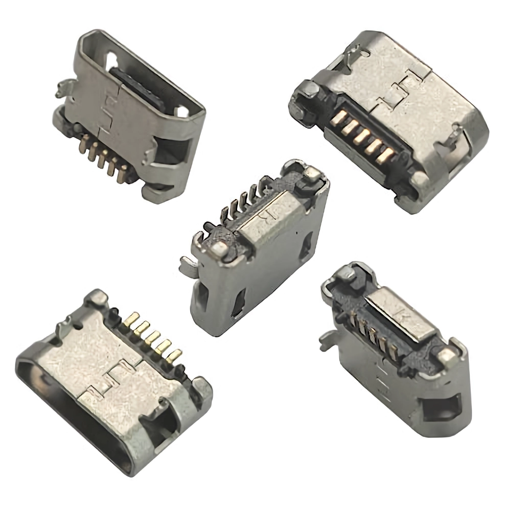 Conector Ficha Micro Usb Hembra 5 Pin Aps-Ue-003 Conector Ficha Micro Usb Hembra 5 Pin Aps-Ue-003