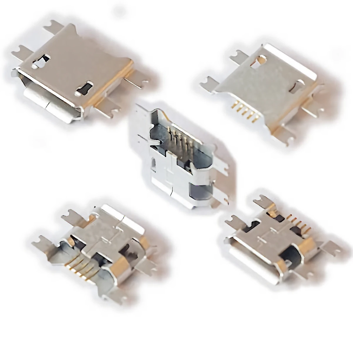Conector Ficha Micro Usb Hembra 5 Pin Cb-01 Conector Ficha Micro Usb Hembra 5 Pin Cb-01