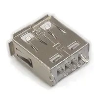 Conector Ficha Usb 2.0 A Hembra A Chasis Frontal