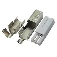 Conector Ficha Usb 2.0 B Macho A Cable Metal