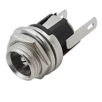 Ficha Dc Hueco 3,5 X 1,3 Mm Jack Hembra Chasis Rosca Delantera C/Corte Ficha Dc Hueco 3,5 X 1,3 Mm Jack Hembra Chasis Rosca Delantera C/Corte