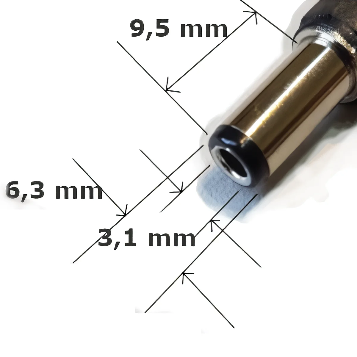 Miniatura 3 de DC hueco: Fichas marca Arwen modelo HUECO3.1/L 9,5mm