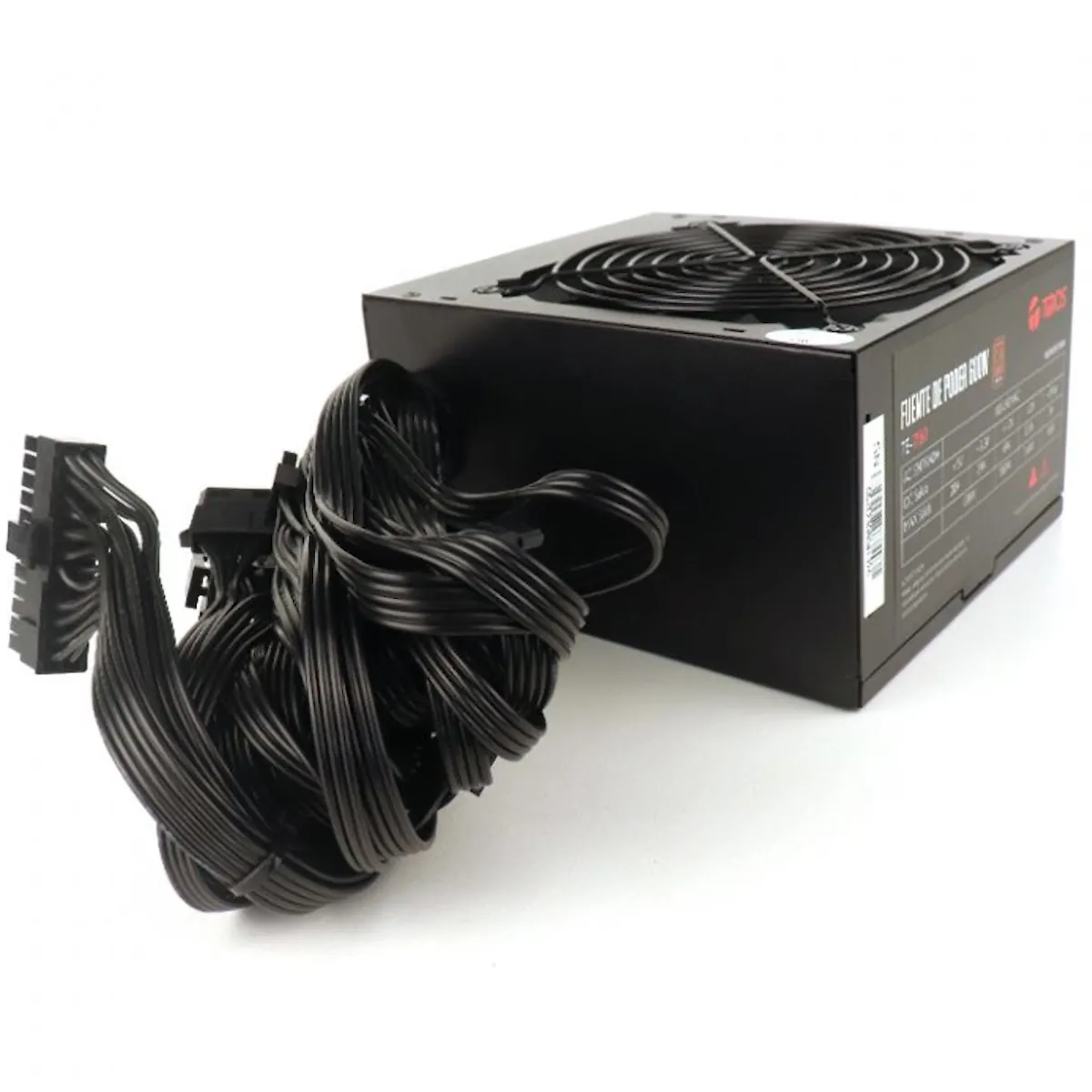 Vista lateral de Fuente 600w 80 Plus Bronze ATX Teros TE-7160