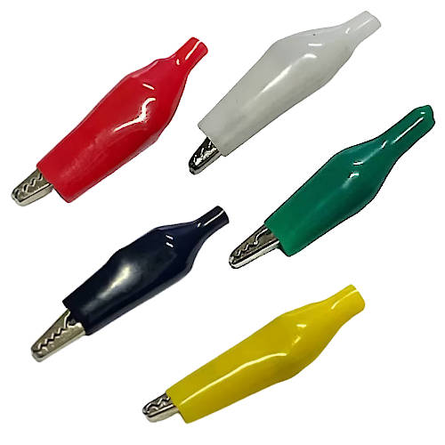 JUEGO DE 10 PINZAS CLIP TIPO COCODRILO CHICO (40mm) VARIOS COLORES
