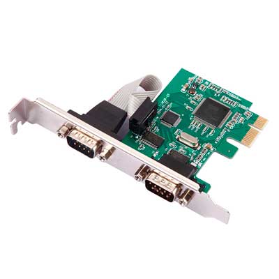 PLACA PCI-E 2 PUERTOS SERIE Rs232 PLACA PCI-E 2 PUERTOS SERIE Rs232