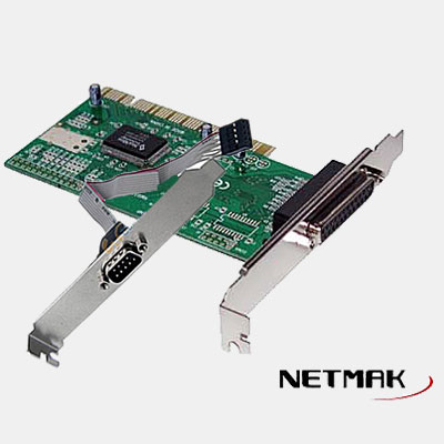 PLACA PCI 1 PUERTO SERIE+1 PARALELO NETMAK NM-1P1S