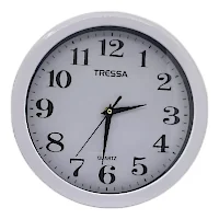 Reloj Pared Agujas Redondo 20 cm Blanco Tressa Reloj Pared Agujas Redondo 20 cm Blanco Tressa