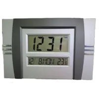 Reloj Pared Digital Hora Fecha Temperatura Rectangular 28 x 20cm Reloj Pared Digital Hora Fecha Temperatura Rectangular 28 x 20cm
